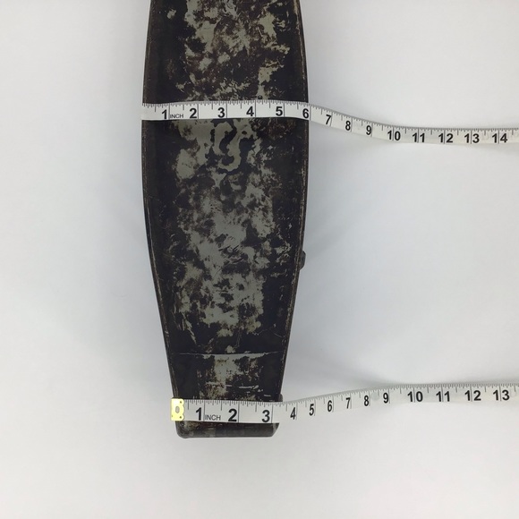 Distressed Look Metal Accent Dish - Picture 14 of 15